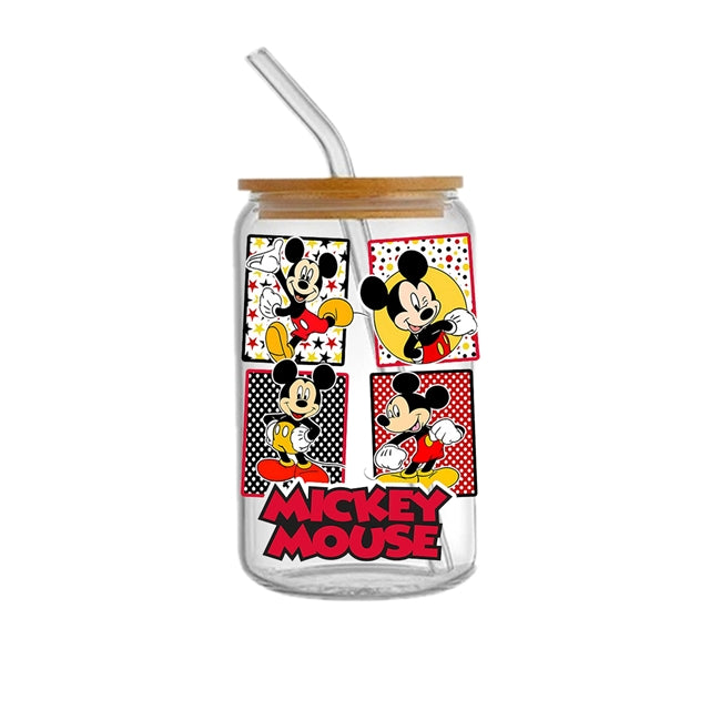 Mouse UV DTF Cup Wrap – Cute Character Wrap for DIY Drinkware Projects FeeFiFauxLeather