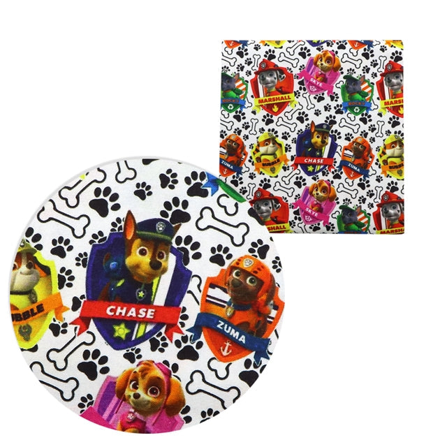 Paw Patrol Printed Fabric FeeFiFauxLeather