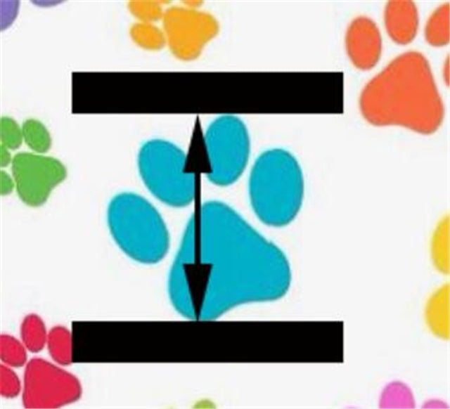 Paw Prints Smooth Printed Faux Leather Sheet FeeFiFauxLeather