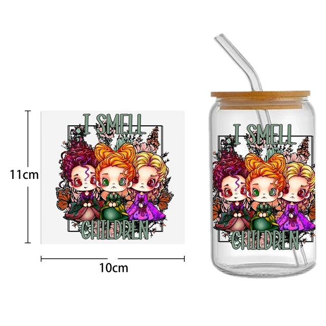 Hocus Pocus UV DTF Cup Wrap – Easy Cup Wrap for Tumblers & Projects FeeFiFauxLeather