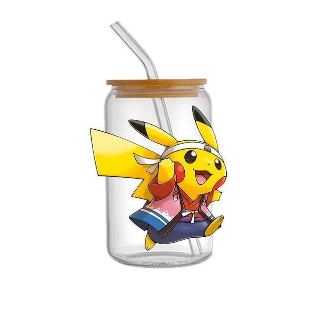 Pokémon UV DTF Cup Wrap – Character Wrap for DIY Drinkware Projects FeeFiFauxLeather