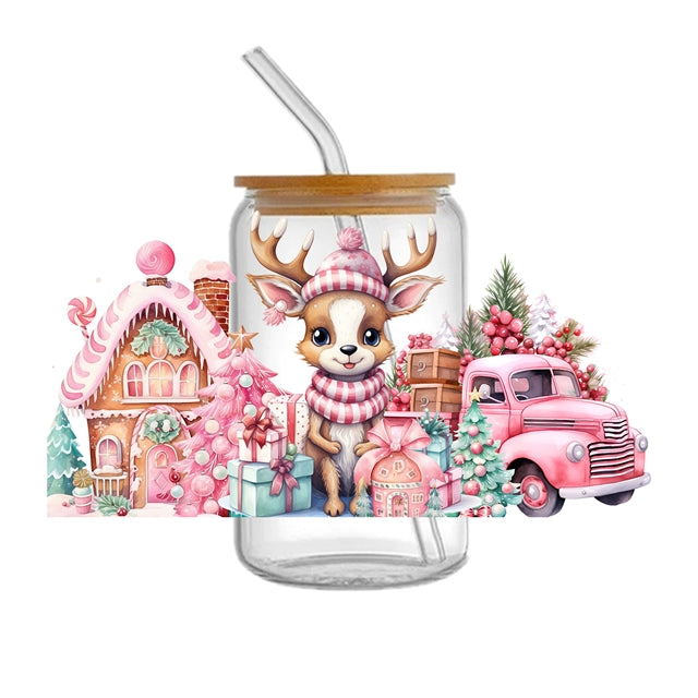 Christmas UV DTF Cup Wrap – Easy Cup Wrap for Tumblers & Projects FeeFiFauxLeather