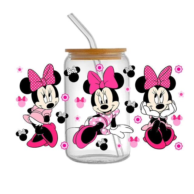 Mouse UV DTF Glass Can Wrap FeeFiFauxLeather