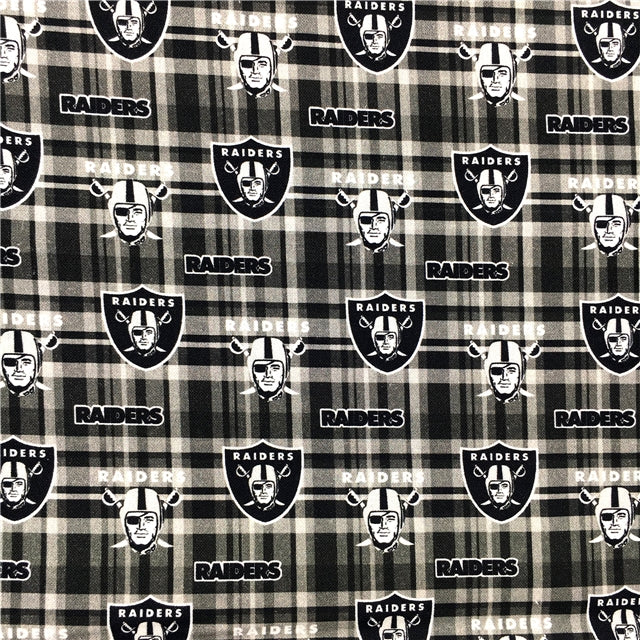 Raiders Football Sports Fabric FeeFiFauxLeather