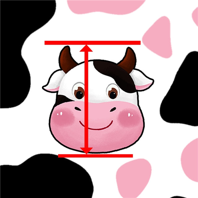 Cows Litchi Printed Faux Leather Sheet Litchi has a pebble like feel with bright colors FeeFiFauxLeather