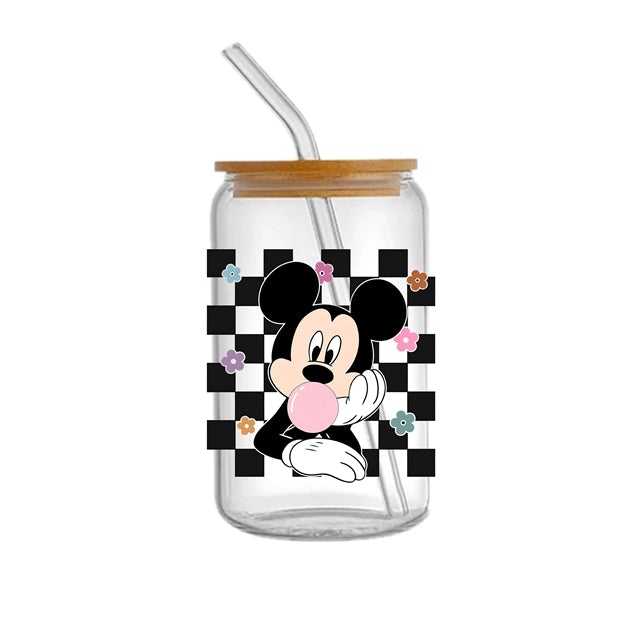 Mouse UV DTF Cup Wrap – Cute Character Wrap for DIY Drinkware Projects FeeFiFauxLeather