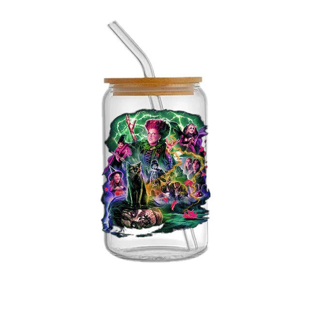 Hocus Pocus UV DTF Cup Wrap – Easy Cup Wrap for Tumblers & Projects FeeFiFauxLeather