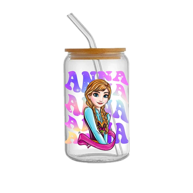Princess UV DTF Glass Can Wrap FeeFiFauxLeather