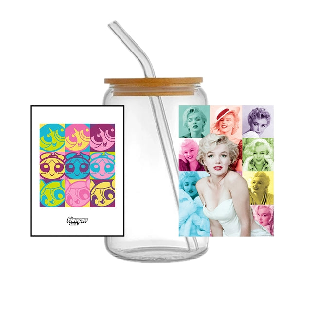 Marilyn Monroe UV DTF Cup Wrap – Easy Cup Wrap for Tumblers & Projects FeeFiFauxLeather