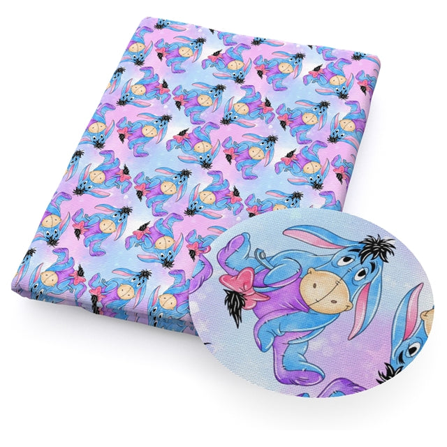 Eeyore Printed Fabric FeeFiFauxLeather