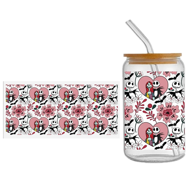 Halloween UV DTF Cup Wrap – Easy Cup Wrap for Tumblers & Projects FeeFiFauxLeather