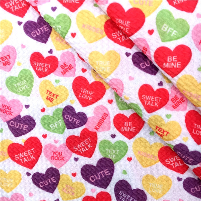 Valentines Printed Fabric FeeFiFauxLeather