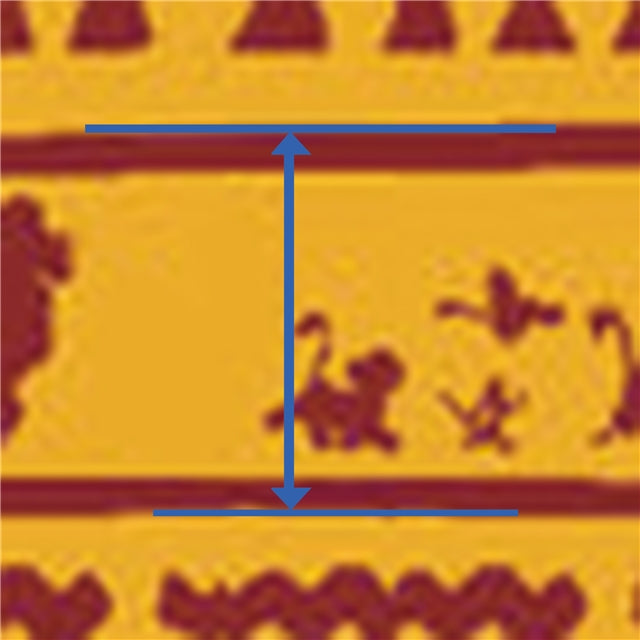 The Lion King Litchi Printed Faux Leather Sheet Litchi has a pebble like feel with bright colors FeeFiFauxLeather