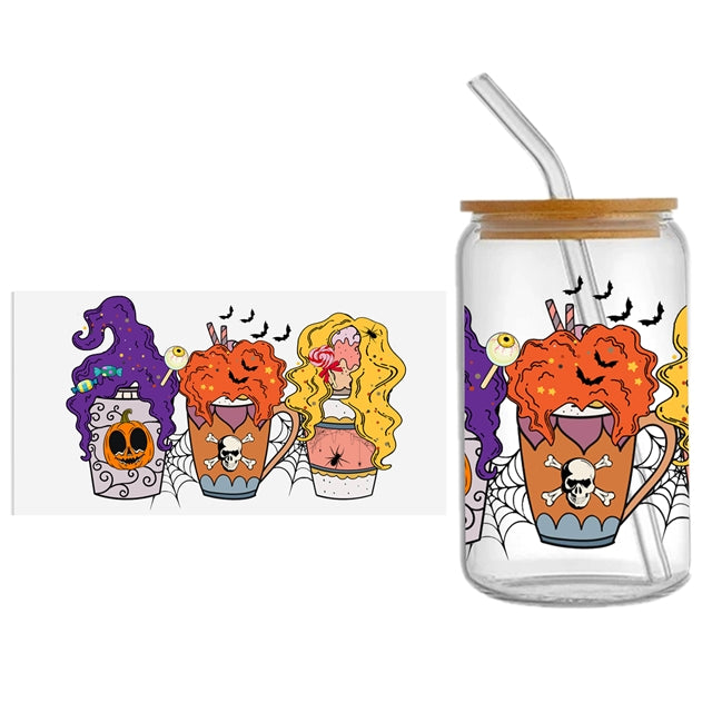 Hocus Pocus UV DTF Cup Wrap – Easy Cup Wrap for Tumblers & Projects FeeFiFauxLeather