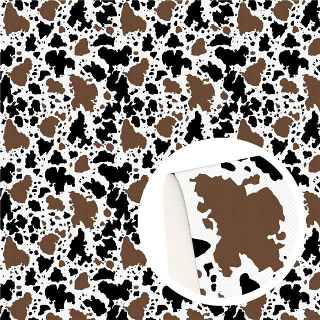 Cow Hide Litchi Printed Faux Leather Sheet Litchi has a pebble like feel with bright colors FeeFiFauxLeather
