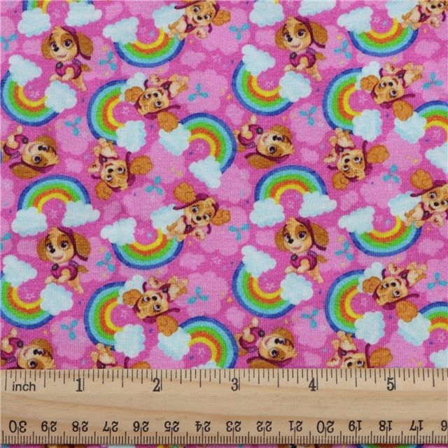 Paw Patrol Textured Liverpool/ Bullet Fabric FeeFiFauxLeather