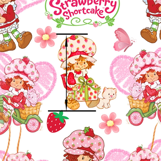 Strawberry Shortcake Printed Fabric FeeFiFauxLeather
