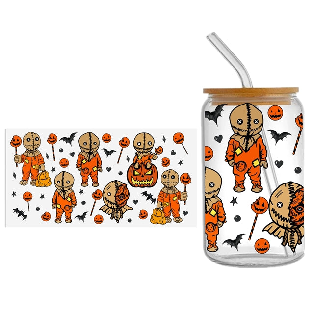 Sam Halloween UV DTF Cup Wrap – Easy Cup Wrap for Tumblers & Projects FeeFiFauxLeather