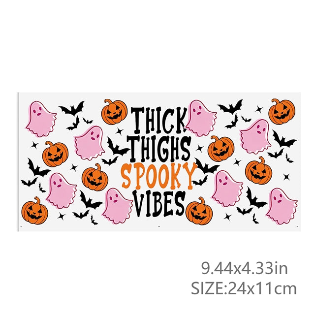 Nightmare Before Christmas UV DTF Cup Wrap – Easy Cup Wrap for Tumblers & Projects FeeFiFauxLeather