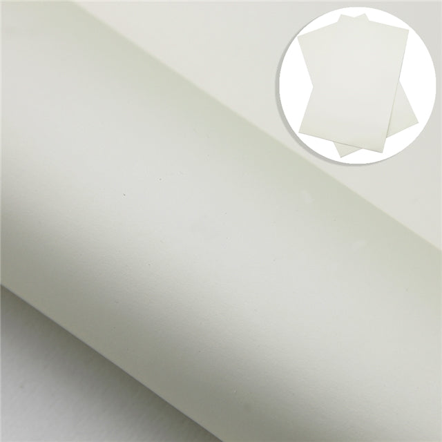 Plain Matte Printed Faux Leather Sheet FeeFiFauxLeather