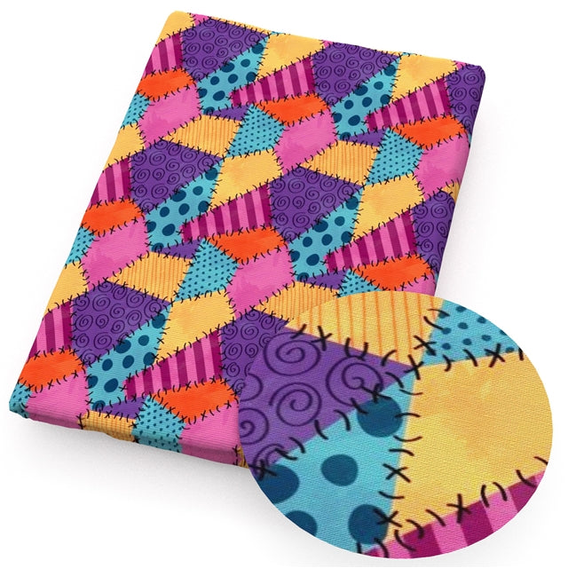 Nightmare Before Christmas Fabric FeeFiFauxLeather