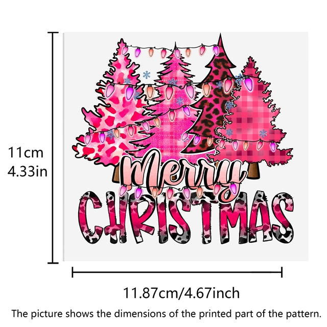 Christmas UV DTF Glass Can Wrap FeeFiFauxLeather