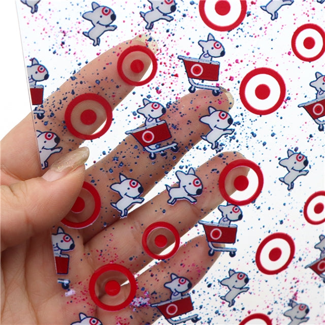 Target Printed See Through Sheet  Clear Transparent Sheet FeeFiFauxLeather