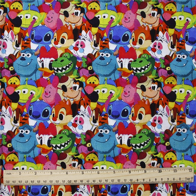 Characters Textured Liverpool/ Bullet Fabric FeeFiFauxLeather