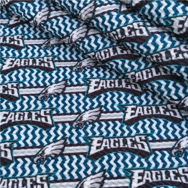 Eagles Football Textured Liverpool/ Bullet Fabric FeeFiFauxLeather
