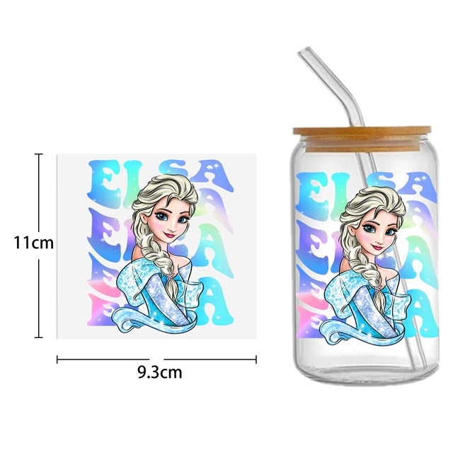 Princess UV DTF Glass Can Wrap FeeFiFauxLeather