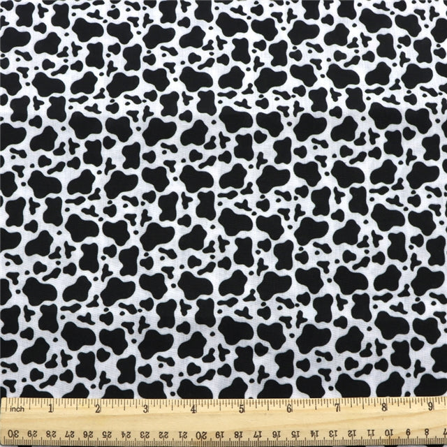 Cowhide Cow Printed Fabric FeeFiFauxLeather