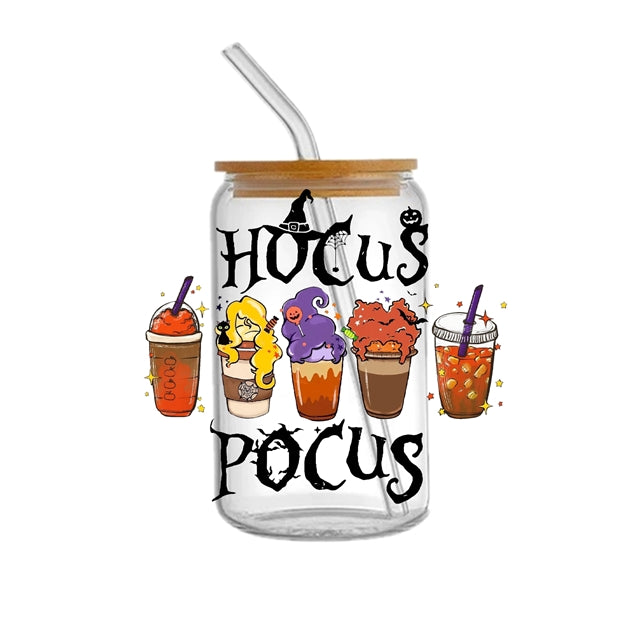 Hocus Pocus UV DTF Cup Wrap – Easy Cup Wrap for Tumblers & Projects FeeFiFauxLeather
