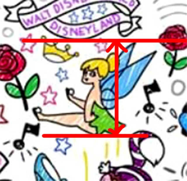 Characters Litchi Printed Faux Leather Sheet FeeFiFauxLeather