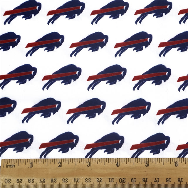 Buffalo Bills Football Printed Fabric FeeFiFauxLeather