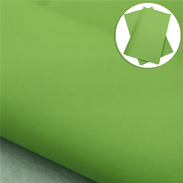 Plain Matte Printed Faux Leather Sheet FeeFiFauxLeather