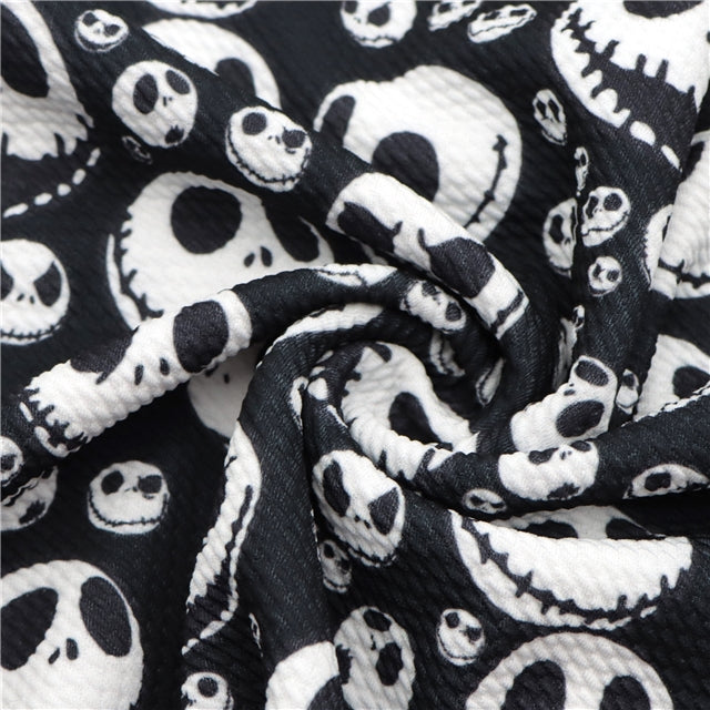 Nightmare Before Christmas Printed Fabric FeeFiFauxLeather