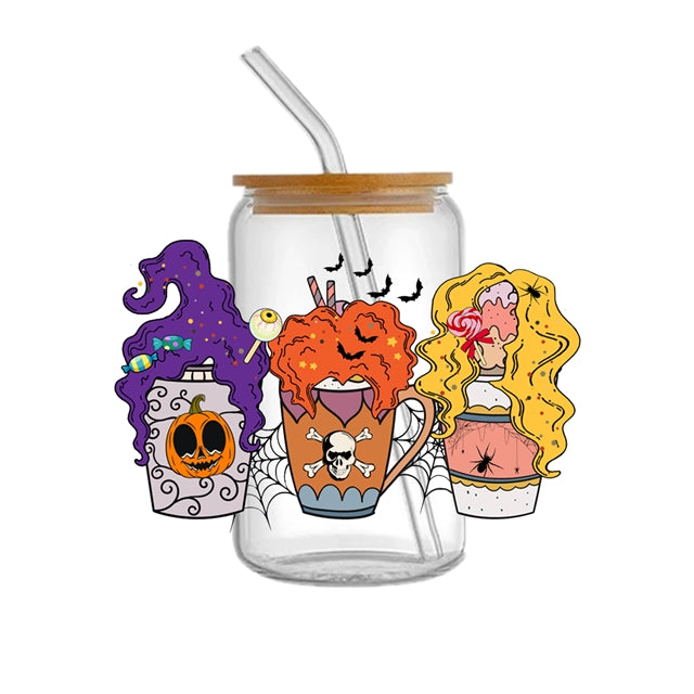 Hocus Pocus UV DTF Cup Wrap – Easy Cup Wrap for Tumblers & Projects FeeFiFauxLeather