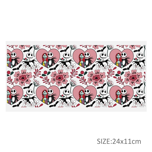 Halloween UV DTF Cup Wrap – Easy Cup Wrap for Tumblers & Projects FeeFiFauxLeather