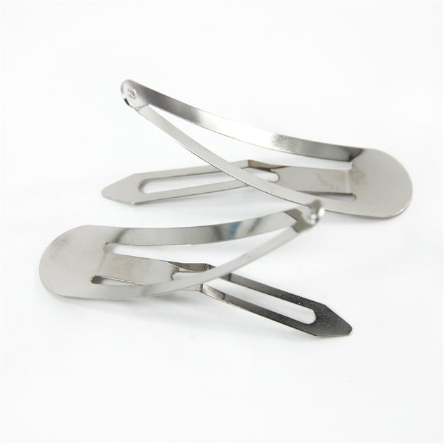 Clip For Making Hair Bows 5 pieces 50mm Clips Snap FeeFiFauxLeather