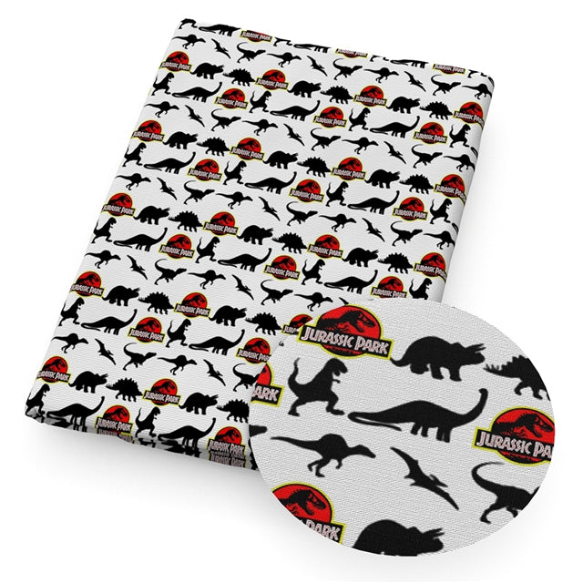 Jurassic Park Textured Liverpool/ Bullet Fabric FeeFiFauxLeather