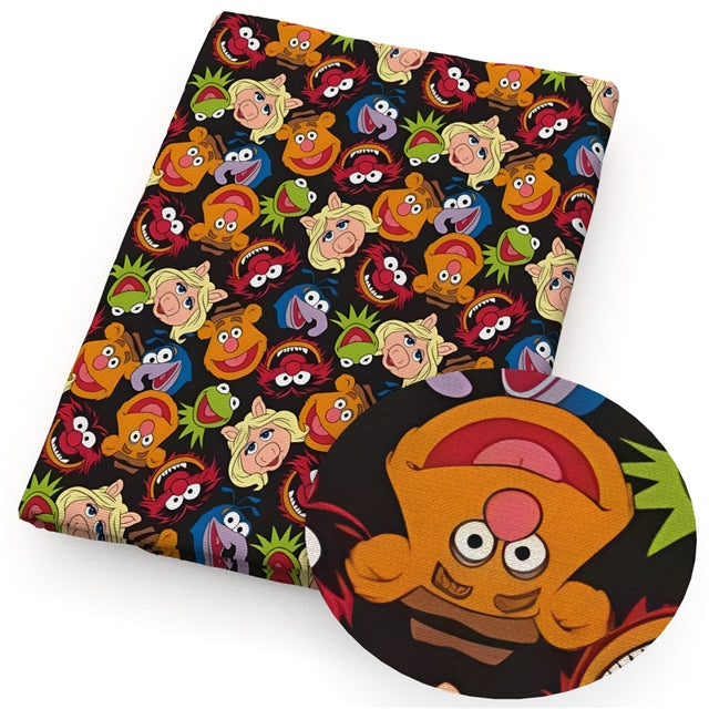 Puppets Printed See Through Sheet Clear Transparent Sheet FeeFiFauxLeather
