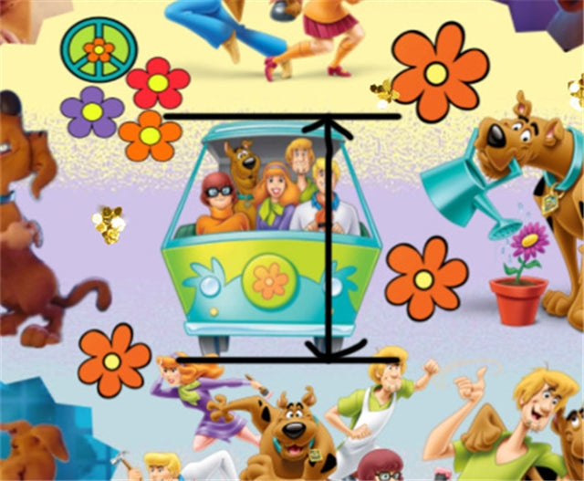 Cats and Dogs Printed Faux Leather Sheet FeeFiFauxLeather