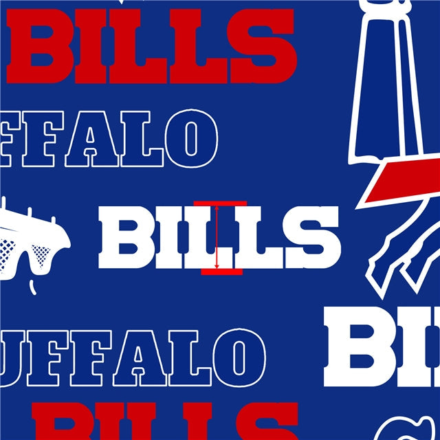 Buffalos Football Printed See Through Sheet Clear Transparent Sheet FeeFiFauxLeather