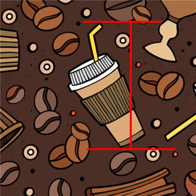 Fall Coffee Printed Fabric FeeFiFauxLeather