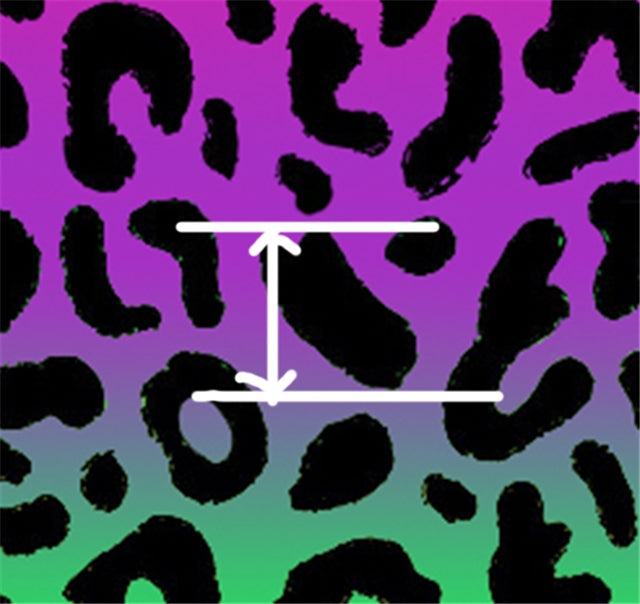 Leopard Rainbow Textured Liverpool/ Bullet Fabric FeeFiFauxLeather