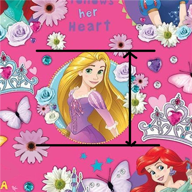 Princess Printed Jelly Sheet Transparent Sheet FeeFiFauxLeather