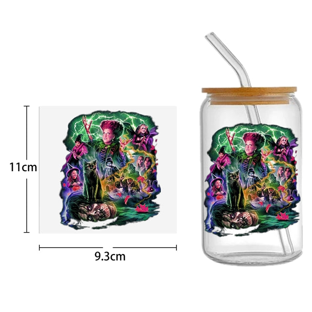 Hocus Pocus UV DTF Cup Wrap – Easy Cup Wrap for Tumblers & Projects FeeFiFauxLeather