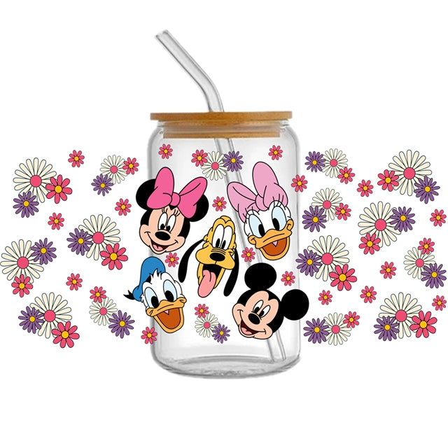 Mouse UV DTF Cup Wrap – Cartoon Cup Wrap Design for Tumblers & Cups FeeFiFauxLeather