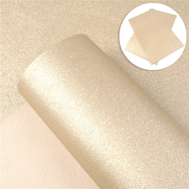 Pearl Metallic Faux Leather Sheet FeeFiFauxLeather
