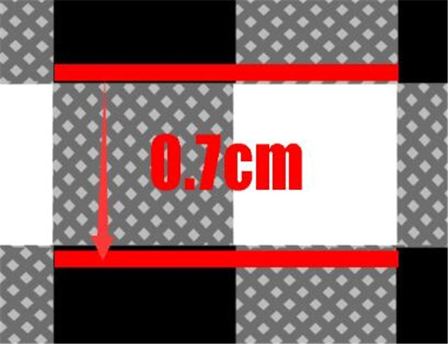 Black and White Plaid Litchi Printed Faux Leather Sheet FeeFiFauxLeather